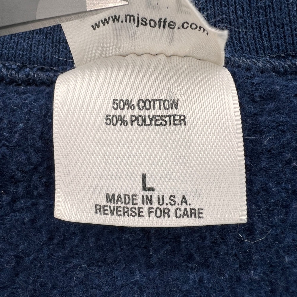 VTG 90s MJ Soffe United States Navy Mom Sweatshirt Women Large Made in USA - Picture 4 of 9